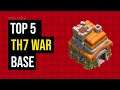 TOP 5 TH7 WAR BASE WITH COPY LINK (Anti Dragon) | Best Town Hall 7 Base Defense Layouts | Clash of