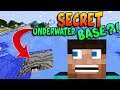 We Built a Secret Underwater Base to Hide my Treasures in Minecraft!