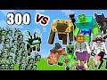 300 Grimlings Vs. Mutant Beasts and More Mutants in Minecraft