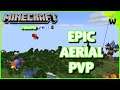 *EPIC* Aerial PvP Kills In MINECRAFT #shorts
