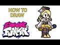 How To Draw Mami From Friday Night Funkin Step by Step