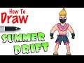 How to Draw Summer Drift | Fortnite