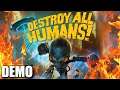 Lets Play "DESTROY ALL HUMANS!" (German/Deutsch) DEMO ZUM REMAKE! 👽 [XBOX ONE][HD+]