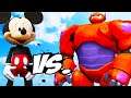 Mickey Mouse VS Baymax (Big Hero 6) - GREAT BATTLE
