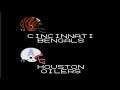 Tecmo Super Bowl (NES) (Season Mode) Week #2: Bengals @ Oilers