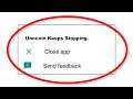 How To Fix Unocoin Apps Keeps Stopping Error Android & Ios - Fix Unocoin App Not Open Problem