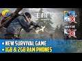 New Survival Game for 1gb and 2gb Ram Phones | Code Live Game Review