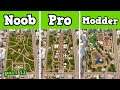 Noob VS Pro VS Modder - Building a Central Park in Cities: Skylines