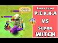 PEKKA Vs Super Witch | Clash of Clans Gameplay