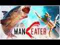 The BEST MOMENTS of the Maneater Shark Game!