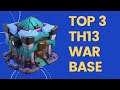 Top 3 Th13 WAR Base With LINKS | Th13 War Base Link 2021 | Th13 CWL Base | Clash of  Clans
