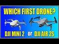 Which First Drone? DJI Mini 2 or DJI Air 2S? + FAA TRUST Exam