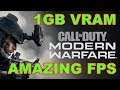 Call Of Duty Modern Warfare 1GB Video Ram LAG Optimization Best Settings