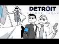 ВЕСЬ Detroit: Become Human ЗА 7 МИНУТ ( АНИМАЦИЯ Детроит ) ЧАСТЬ 1