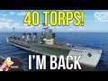 I'M COMING BACK! 40 Torp Kitakami in World of Warships 0.9.7 ST
