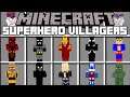 Minecraft SUPERHERO VILLAGER MOD / DON'T FIGHT THE STRONGEST VILLAGER !! Minecraft Mods