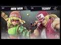 Super Smash Bros Ultimate Amiibo Fights  – Min Min & Co #232 Mega Min Min vs Mega Terry