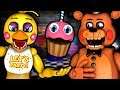 TOY FREDDY PLAYS: Five Nights at Freddy's Simulator (Part 2) || TOY CUPCAKE IS ON THE ATTACK!!!