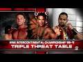 WWE 2K16 Ken Shamrock VS Savio Vega,Ricky Steamboat Triple Threat Tables Match I.C. Title '98
