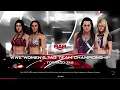 WWE 2K20 Nikki Cross,Alexa Bliss VS Peyton,Billie Tornado Tag Elim. Match WWE Women's Tag Titles