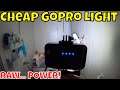 Cheap GoPro light review + unboxing, powerful! Suptig + Mount Adapter