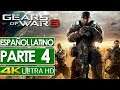Gears of War 3 Campaña Español Latino Gameplay Parte 4 🎮 SIN COMENTAR (4K)