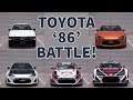 Gran Turismo Sport Toyota AE86/GT86 Battle | How Fast Can They Lap Tsukuba?
