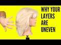 How to Fix Uneven Haircut Layers - TheSalonGuy