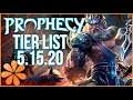 HUGE META CHANGING PATCH | Prophecy Tier List Update