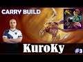 KuroKy - Bounty Hunter Safelane | CARRY BUILD | Dota 2 Pro MMR Gameplay #3