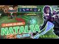 NATALIA BEST BUILD S20 | 2 RANK GLOBAL | CRAZY DAMAGE NEW UPDATE GAMEPLAY By: JUN! ~ MOBILE LEGENDS
