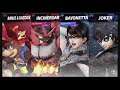 Super Smash Bros Ultimate Amiibo Fights – Request #14323 Banjo & Incineroar vs Bayonetta & Joker