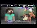 Super Smash Bros Ultimate Amiibo Fights – Steve & Co #36 Steve vs Duck Hunt