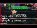 Terraria Mobile 1.4 | Master Mode Let's Play - Fighting The Eye Of Cthulu; Our First Boss!!!