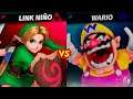 Time Link Zelda Breath of The Wild vs Time Wario - Super Smash Bros Ultimate