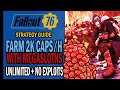 Fallout 76 - How to FARM 2K CAPS 💰 per Hour with Megasloth Spawns [Unlimited] - No Exploits!