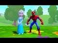Frozen 2 Ice Queen Elsa vs Spiderman | An Ice Queen Elsa Video | The Parkour A Spider-Man Video