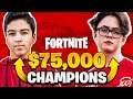 How 100T Arkhram & Rehx Won $75k at the NA West Grand Finals! 1ST PLACE Fortnite Pro REACTS