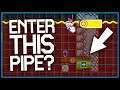 How to Enter a Pipe that's Under Lava