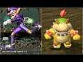 Mario Strikers Charged - Waluigi vs Bowser Jr. - Wii Gameplay (4K60fps)