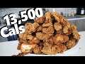 Mountain of Extra Crispy Fried Chicken Challenge (13,500 Calories)