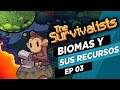 The Survivalist Guía Tutorial I 03 Todos los biomas del juego y sus recursos