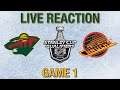 Wild vs Canucks: Game 1 Live Reaction! (no game feed)