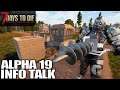 Alpha 19 Info From The Fun Pimps | 7 Days to Die | Alpha 18 Gameplay | E32