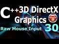C++ 3D DirectX Tutorial [Raw Mouse Input]