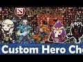 Custom hero chaos with 4 friends (Funny Communication stream)