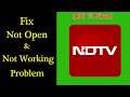 How to Fix NDTV News Not Working Problem Android & Ios - Not Open Problem Solved
