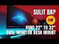 North Bayou H180 Dual Monitor Desk Mount Pinoy Review
