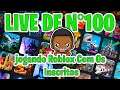 Roblox parte 100 Jogando Com Os Inscritos (Live)