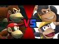 SSBU - Real Donkey Kong (me) & Diddy Kong vs Fake Donkey Kong & Diddy Kong